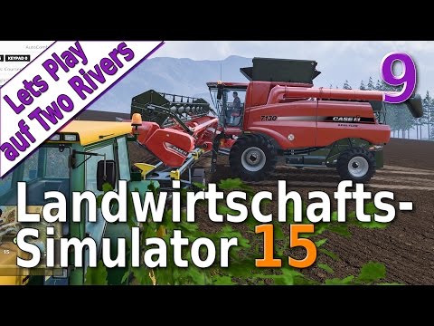 LS15 Lets Play #9 Der neue Mähdrescher Auf Two Rivers deutsch HD