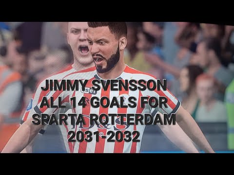 JIMMY SVENSSON ALL 14 GOALS FOR SPARTA ROTTERDAM 2031-2032