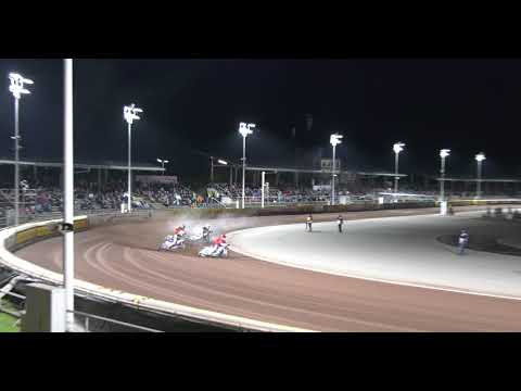 2018 09 28 Speedway DM Finale I AC Landshut Devils MSC Wittstock Wölfe Lauf 1