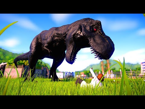 Black Tyrannosaurus Rex BreakOut & Hunting Scenes