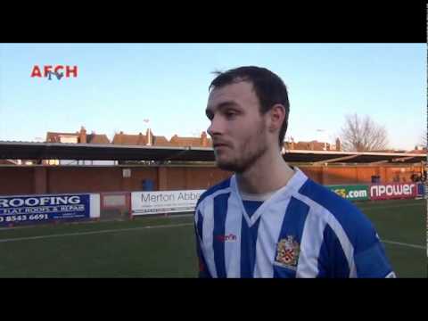 Kingstonian 0 AFC Hornchurch 2 (25 Feb 12) - Tuohy interview
