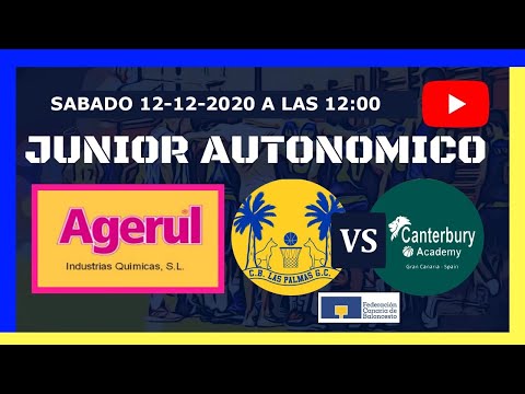 Junior Autonómico Agerul Club Baloncesto Las Palmas - Canterbury