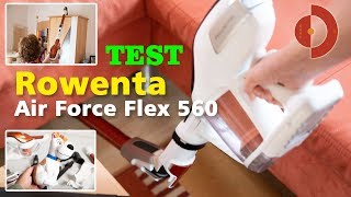 Rowenta Air Force Flex 560 (RH9474WO) cordless vacuum cleaner in the test and comparison