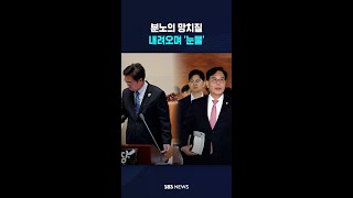 분노의 망치질, 내려오며 '눈물' #shorts