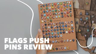 FLAGS PUSH PINS REVIEW | ENJOY THE WOOD