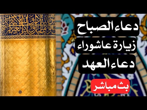 دعاء الصباح - دعاء العهد - زيارة عاشوراء - زيارة ابي الفضل ع  مباشر من كربلاء المقدسة