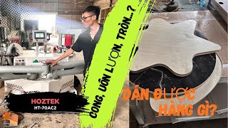 Tổng hợp chức năng và ứng dụng của máy dán cạnh cong tự động Holztek