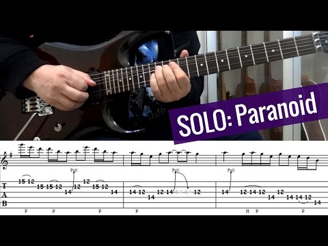 Black Sabbath - Paranoid - Solo [Cover + Tablatura]