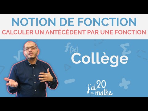 Calculating a preimage using a function - Concept of a function - Middle school