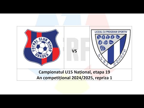 (4K) Campionatul National de Juniori U15 - FC Bihor Oradea vs LPS Cluj, repriza 1