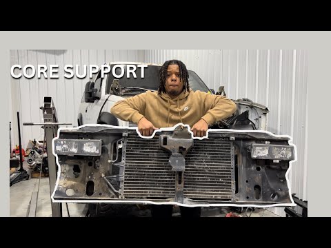 Pulling The Radiator Core Support on a 88-98 Chevy c1500
