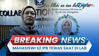 BREAKING NEWS: Mahasiswi S2 IPB Tewas Terbakar di Ruang Laboratorium, Kampus Selidiki Pemicu Api