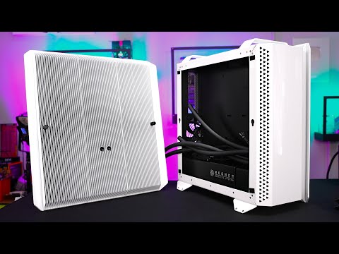 Dieses Wasserkühlungs-Gehäuse kostet 1700 € und hat Radiatoren als Seitenwand