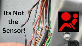 How to fix GM airbag error code B0087-05. It’s probably not the sensor it’s the wire loom Silverado