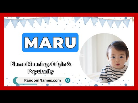 Maru - Baby Boy Name Meaning, Origin & Popularity - RandomNames.com