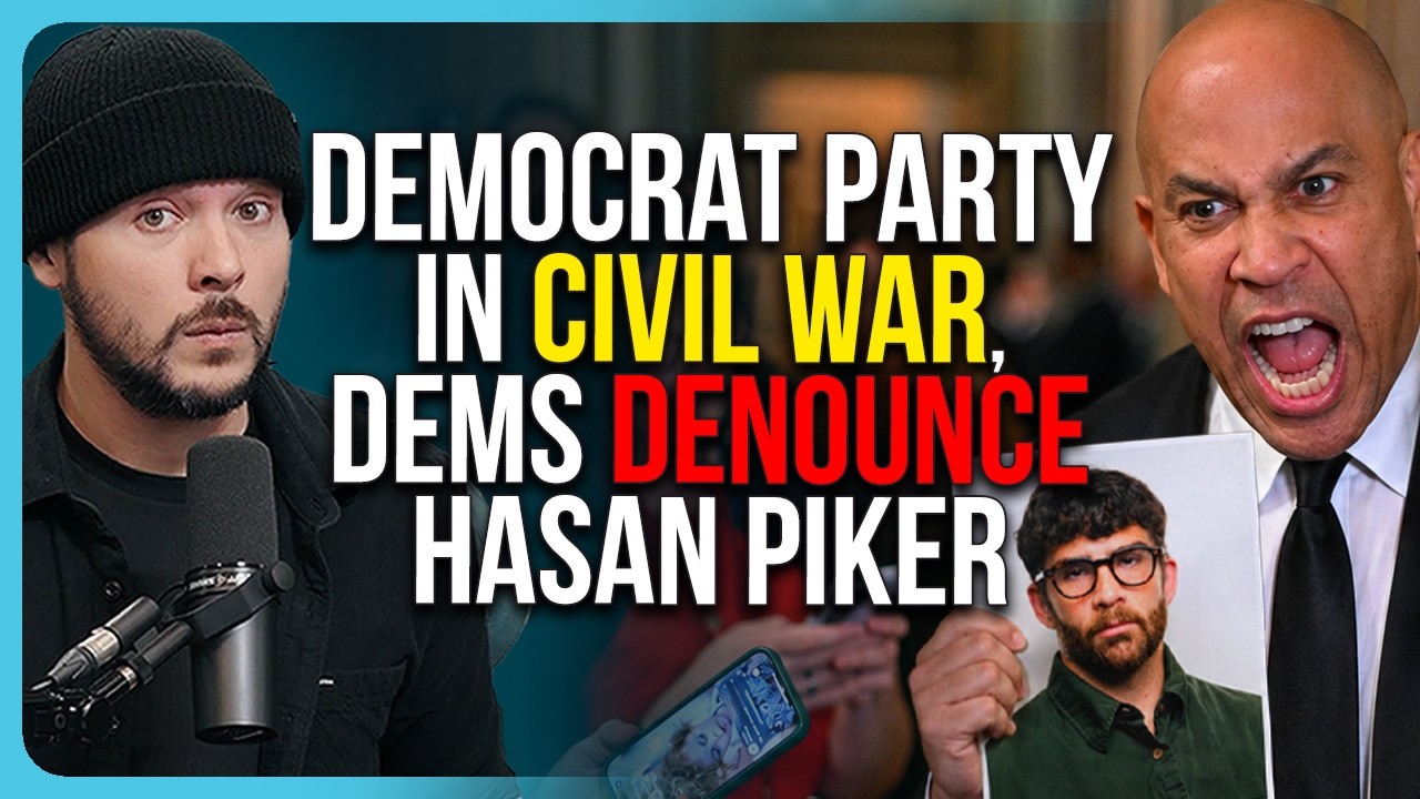 Democrat Party In CIVIL WAR, Dems DENOUNCE Hasan Piker