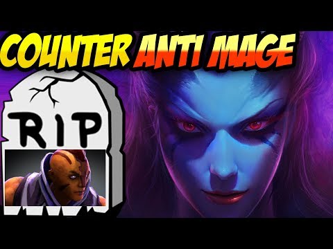 Dota 2 [Queen of Pain] How to Counter Anti Mage No Battle Fury in 35Min by Sneyking | Full Game