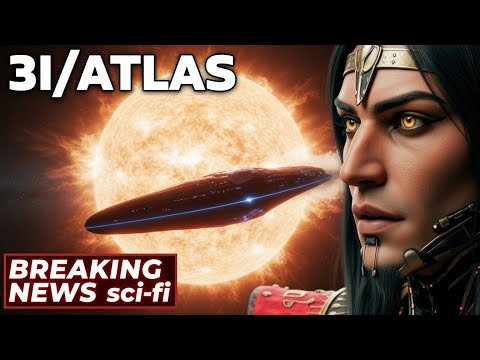 Alien Spaceship Orbiting the Sun 4K Sci-Fi Short Film