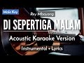 Di Sepertiga Malam (Karaoke Akustik) - Rey Mbayang (Male Key | HQ Audio)
