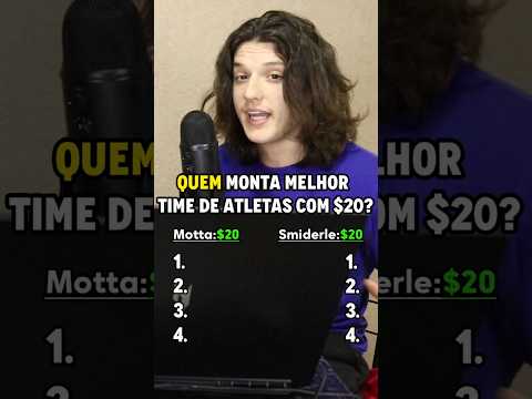 Quem Monta Melhor Time de Atletas com $20?