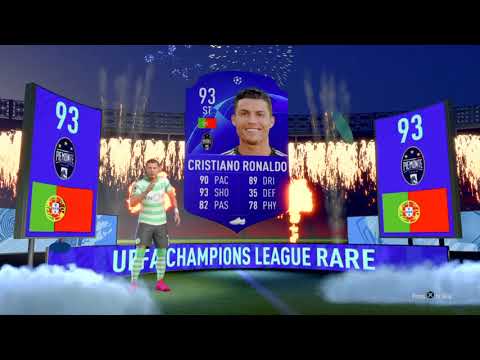 UCL Cristiano Ronaldo in a pack! I FIFA 20