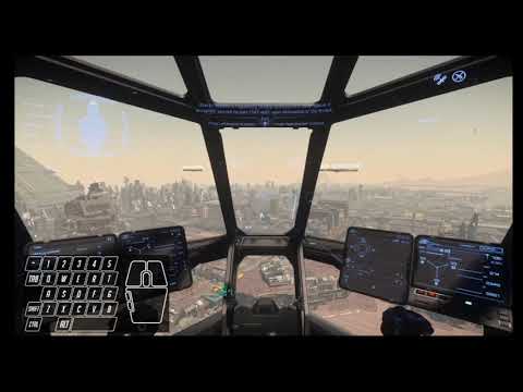 Star Citizen 3.6.0 Live - Aurora Test Flight - Circuit around Hurston