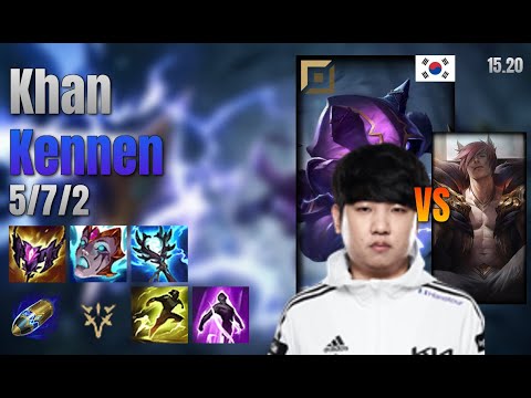 Khan Top Kennen vs Sett lol KR solo rank Full Game 15.20 | 칸 케넨 vs 세트
