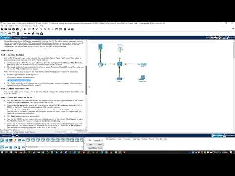 CCNA2-SRWEv7 - Lab 13.2.7 Packet Tracer - Configure a Basic WLAN on the WLC