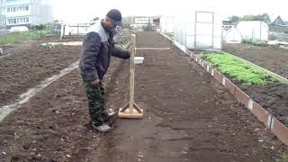 Самый быстрый и легкий способ посадки чеснока под зиму!!!