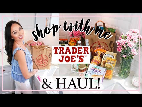 GROCERY SHOP WITH ME AND HAUL! BEST TRADER JOES FOODS! | Alexandra Beuter