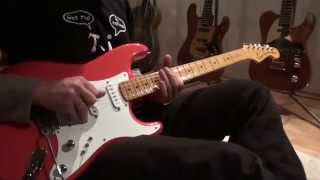 Riffs, licks &amp; solo from Dire Straits - Setting me up