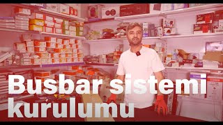 Dükkanıma Busbar Kurdum ve GERÇEK LED BANT ARMATÜRLER TAKTIM