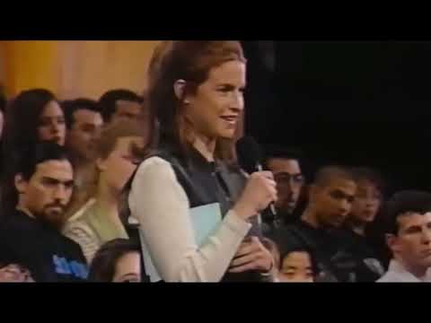 Tupac and David Vincent discussing the police on some 90s talk show