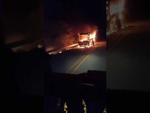 Incineran bus en Hato Corozal- Casanare