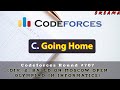 C. Going Home | CHECK COMMENT | Codeforces Round #707 (Div. 2) | sKSama Hindi Editorial