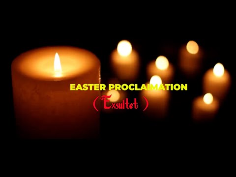 The Exsultet (Easter Proclamation) -Easter night chant | New translation | Rev Fr Benedict Ahamiojie