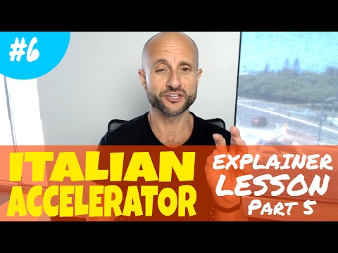 Italian Accelerator REVIEW - Episode 6 (Part 5) | Learn Conversational Italian Phrases and Words