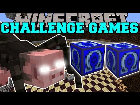 Minecraft: MUTANT SPIDER CHALLENGE GAMES - Lucky Block Mod - Modded Mini-Game