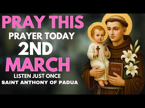 🙏MIRACLE PRAYER TO SAINT ANTHONY OF PADUA FOR URGENT HELP AND IMPOSSIBLE CASES | ST ANTHONY OF PADUA