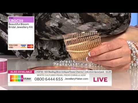 JewelleryMaker LIVE 04/02/14 MORNING SHOW - How to Make Bridal Jewellery