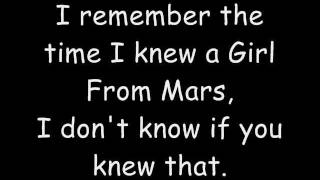 Girl From Mars - Ash (Lyrics)