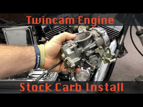 Harley Davidson Twin Cam Keihin Carb Installation
