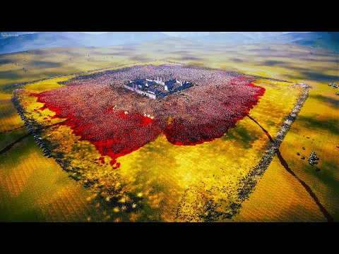 WORLD WAR II Epic Siege 600,000 Medieval Heroes Castle - Ultimate Epic Battle Simulator 2 | UEBS 2