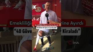 Emekliliğini Güvercinlerine Ayırdı: 40 Güvercin İçin 3+1 Ev Kiraladı #shorts