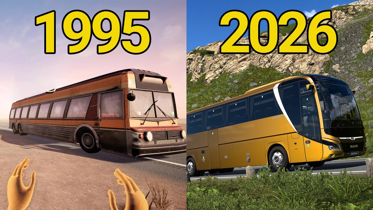 Evolution of Bus Simulator Games (1995-2026)