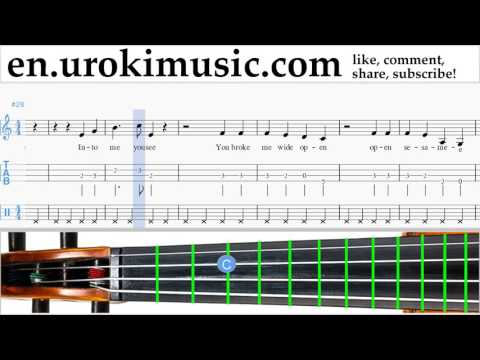 Violin lessons Katy Perry - Into Me You See Sheet Music Tutorial Part#2 um-b352