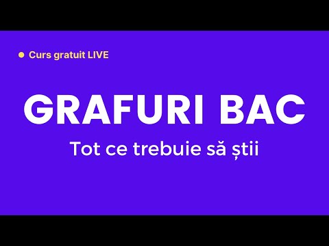 Grafuri orientate/neorientate și arbori pentru Bacalaureat - Cursul „Bac cu Brio” (ep. 9)