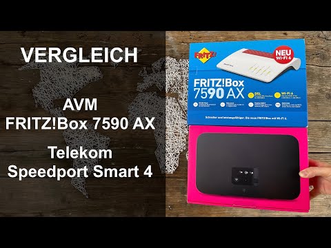 DSL-Router Vergleich: AVM FRITZ!Box 7590 AX und Telekom Speedport Smart 4