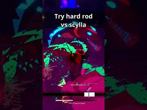 Tryhard Rod VS SCYLLA💀😭 #roblox #robloxfisch #fisch