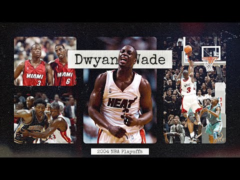 COMPLETE 2004 Rookie Dwyane Wade Playoff Highlights